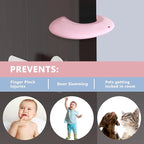 Door Pinch Guard and Door Slam Stopper, Durable Silicone Door Finger Pinch Guard - Image 2