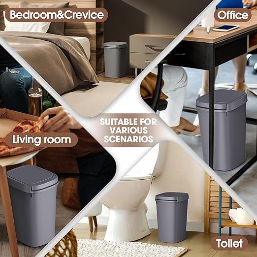 CEROELDA 3 Pack Bathroom Trash Can - Image 6