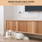 AGPTEK Cable Sleeve Cover, 2 Pack 5ft - Image 2