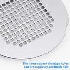 Shower Drain Cover, Shower Drain Hair Catcher Snap-in Replacement Strainer - Image 3