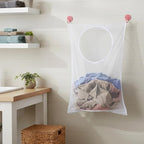 Hanging Laundry Hamper Bag, Breathable Mesh Laundry Hamper over the Door - Image 7