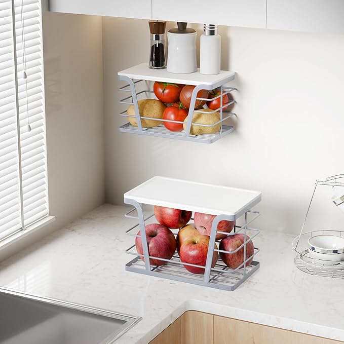 2 Pack Gray Trash Bag Organizer - Image 5
