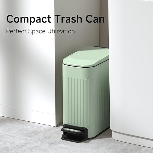 TIPGO Slim Bathroom Trash Can - Image 2