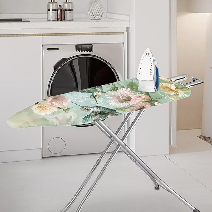 Floral Hummingbird Ironing Board Cover and Pad Heat Resistance & Resist - Image 2