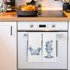 Chinoiserie Wildflower Hand Towels - Image 2