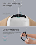 SONGMICS Velvet Hangers 50 Pack, Non-Slip Clothes Hangers, 17 x 8.3 Inches - Image 6