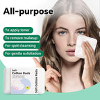 Large Square Cotton Pads, Rounded Corners, - Image 5
