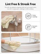 Fantasticlean Microfiber Cleaning Cloth Roll -30 Pack, Tear Away Microfiber - Image 5