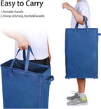 Odonata Slim Laundry Hamper Handles Collapsible Laundry Basket Thin Dirty - Image 6