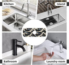 Japanese Wave Black 15" X 5.5" Kitchen Sink Splash Guard Faucet Faucet Guard - Image 8
