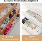 Drawer Organizer Clothes, Foldable Fabric Dresser Organizer Closet Organizers - Image 5