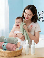 HIPHOP PANDA Baby Washcloths, Rayon Made from Bamboo - Image 3