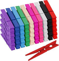 50Pcs Colored Clothes Pins Wooden Clips by Tecbeauty