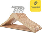 Wooden Hangers 30 Pack Clothes Hanger - Image 6