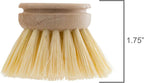 REDECKER Replacement Head for Dish Brush, 1-5/8-inch, 100% Natural Tampico - Image 3