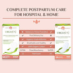 Organyc Hospital Postpartum Pads, 100% Certified Organic Cotton Inside and Out - Image 5