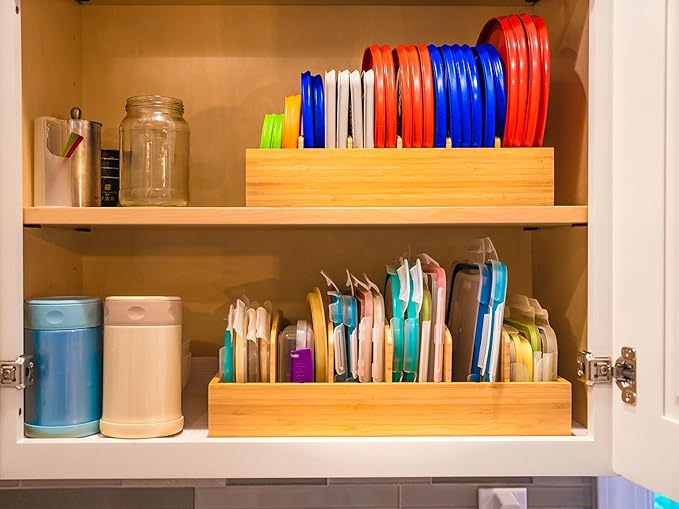 Umilife Large Food Container Lids Organizer - Image 4