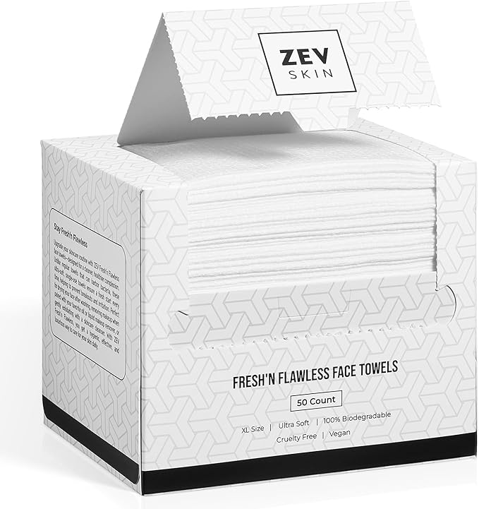Zev Fresh’n Flawless Face Towels, Disposable Face Towelette by Unknown