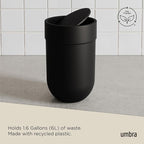 Umbra Touch Trash Can, Small 1.6-Gallon Garbage Bin - Image 6