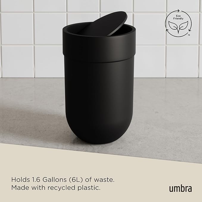 Umbra Touch Trash Can, Small 1.6-Gallon Garbage Bin - Image 6