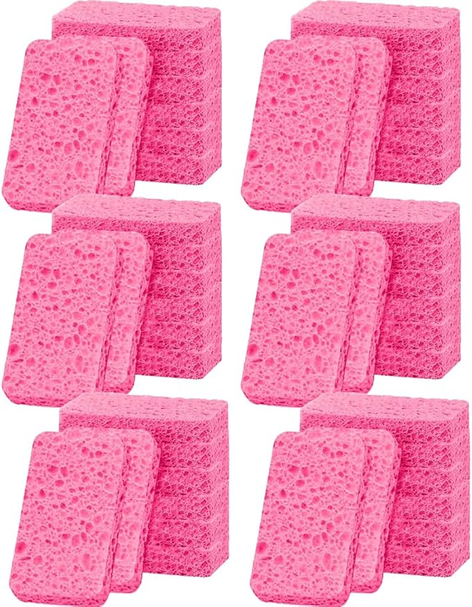 36 - Pack Non-Scratch Scrub Sponges - Sponges by Mainlyrunmakeupsuppliers