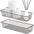 Farmhouse Decor Metal Wire Storage Organizer Bin Basket - Image 9