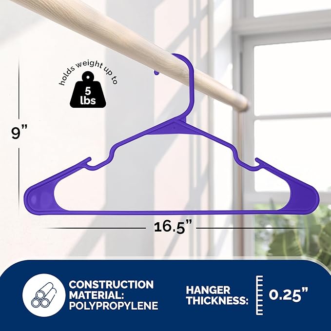 Plastic Hangers 50 Pack - Image 3