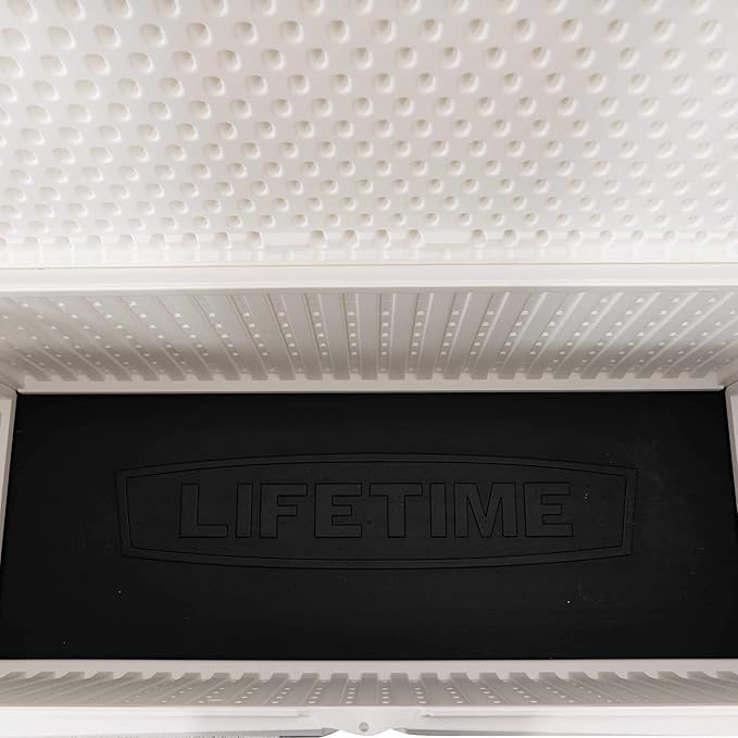 LIFETIME Outdoor Storage Deck Box, 130 Gallon, Arctic White, Lockable, UV-Protected, for Decks and Marine Docks - Image 12
