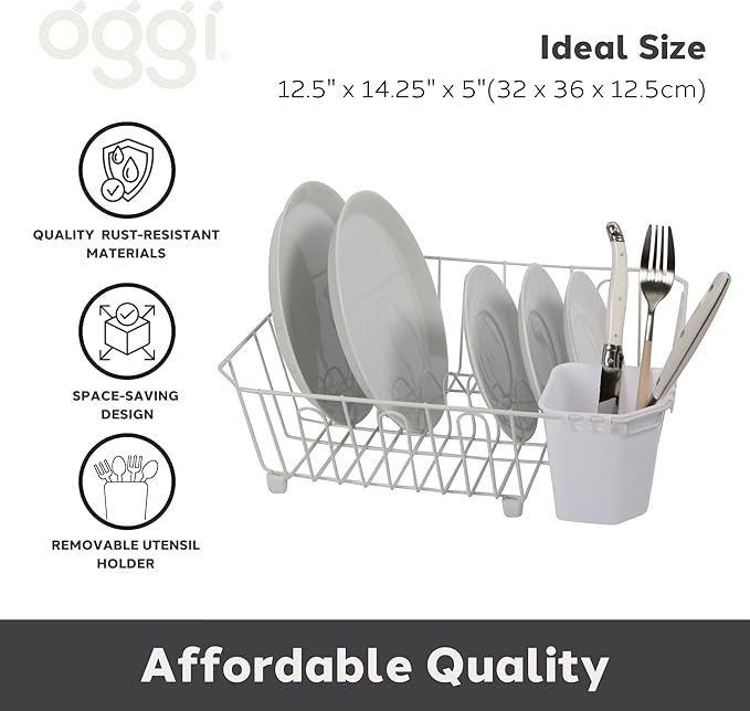 Oggi Compact Dish Drying Rack - Image 2