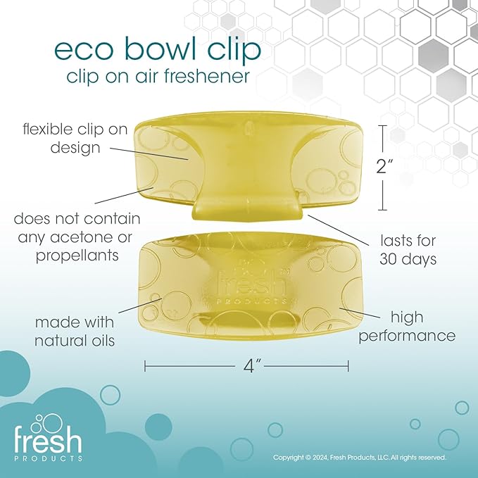 Fresh Products Eco Bowl Clip Air Freshener Versatile Design Toilet Freshener - Image 6