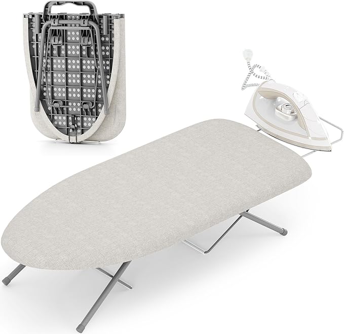 KINGBOARD Tabletop Ironing Board, Small Ironing Boards by KINGBOARD