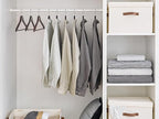 StorageWorks Wooden Hangers 30 Pack, Wood Coat Hangers - Image 9