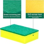 Kitchen Cleaning Sponges, Non Scratch Dishwashing Sponges Scouring Pad - Image 4