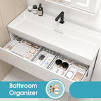 10 PCS Drawer Organizer Set, 4 Size Makeup Drawer Divider Organizer - Image 7