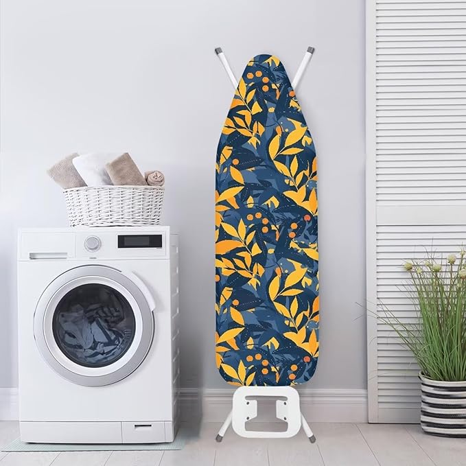Forest Leaves Ironing Board Cover, Modern Plant Leaf Grade Standard Size - Image 3