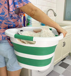 SAMMART 40L Set of 2 Collapsible Plastic Laundry Hamper - Image 8