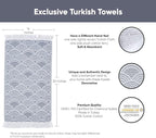 sea me at home Hand Towels for Bathroom, Cotton Kitchen Hand Towels, 100% - Image 3