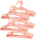 50 pcs Pink Baby Nursery Closet Hangers, Non-Slip Laundry Infant Pant Hanger by VIIBASE