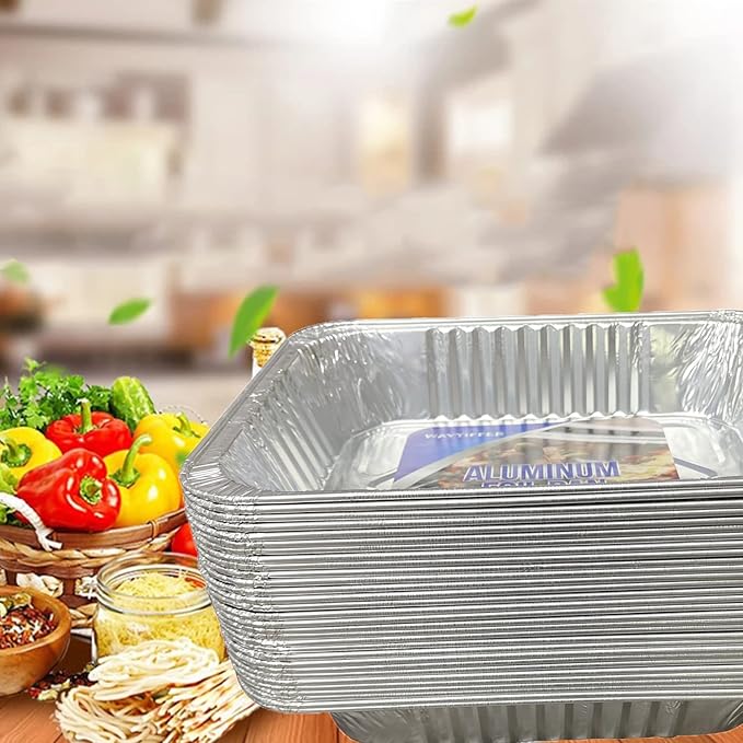 Aluminum Pans 9x13 Disposable Foil Pans Half Size Deep Steam Table Pans Extra - Image 7
