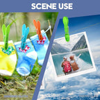 Colorful Plastic Clothespins, Heavy Duty Laundry Clothes Pins Clips - Image 4