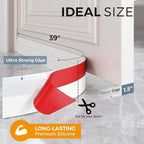 GroTheory 6 Pack Door Draft Stopper, Under Door Sweep - Image 4