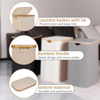 65L Slim Laundry Hamper, Narrow Laundry Basket - Image 5