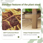 Plant Stand Indoor with Grow Light 14 tiers Large Plant Shelf for Indoor Plants Display Heavy Duty Plant Rack for Living Room Patio Decor - Image 5