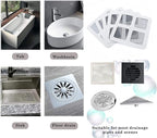 25 Packs - Disposable Shower Drain Hair Catcher 3.94 Inches Square Drain Hair - Image 9