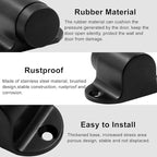 1.06 Inch / 27mm Heavy Duty Floor Door Stopper, Floor Mount Door Stop - Image 2