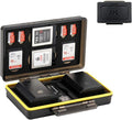 JJC Camera Battery Memory Card Case, SD Micro SD TF MSD XQD Card and Battery by JJC