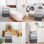 HomeHacks Large Laundry Basket, Waterproof, Freestanding Laundry Hamper - Image 6