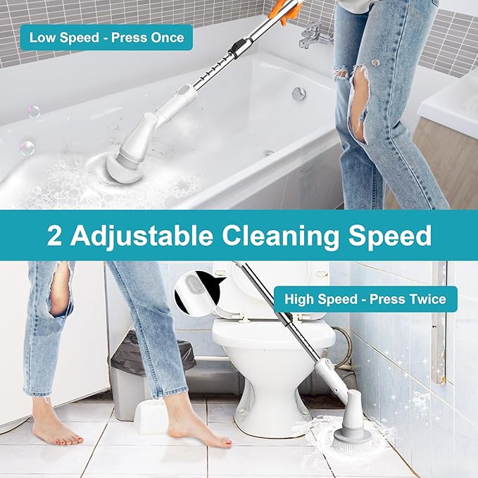 Ultrean Spin Brush, Cordless Electric Spin Scrubber - Image 3