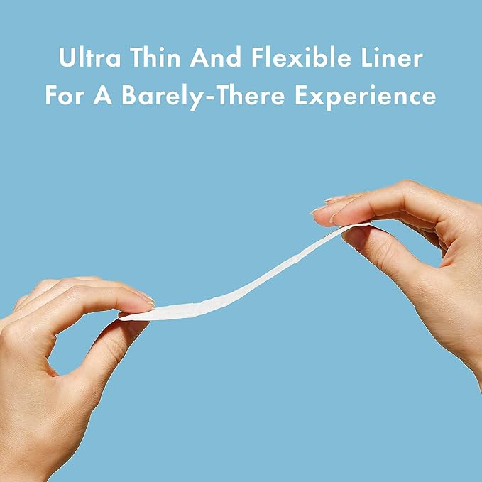 Rael Panty Liners for Women, Organic Cotton Cover - Image 5