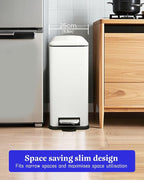 Kitchen Rubbish Bin, 30 L, Narrow Pedal Bin - Image 8